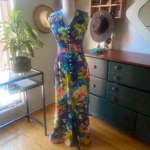 Vintage long floral dress
